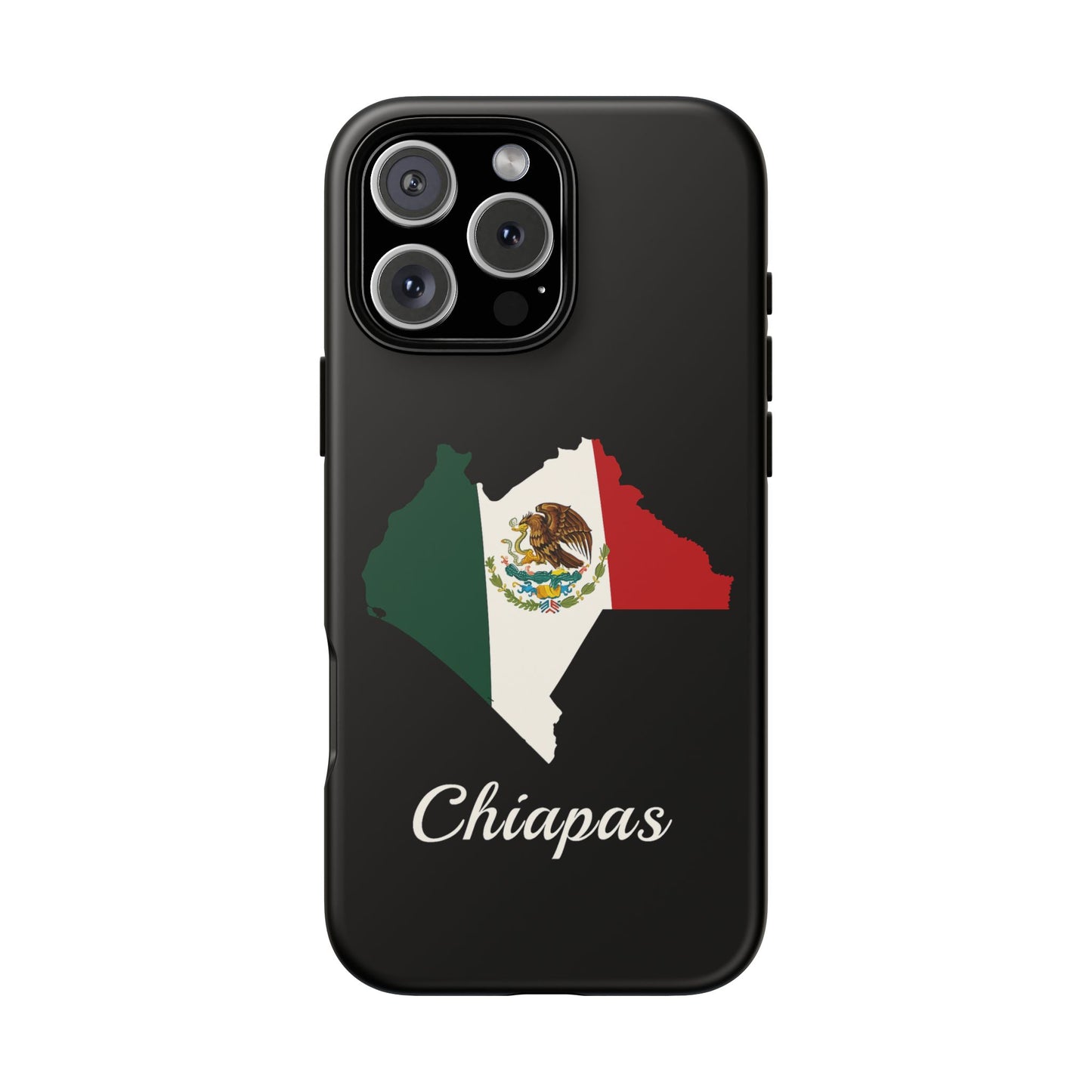Chiapas Mexico Flag Map Phone Case | Mexican American Pride Tough Case for iPhone & Samsung