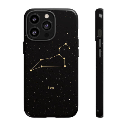 Leo Zodiac Constellation Phone Case – Luxe Gold Celestial Cover