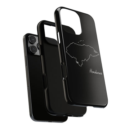 Honduras Outline Phone Case – Minimal Country Map Tough Case (iPhone, Samsung, Pixel)