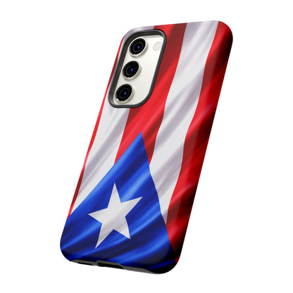 Puerto Rico Flag Phone Case | Boricua Pride Tough Case | Puerto Rican Flag Protective Cover for iPhone & Samsung