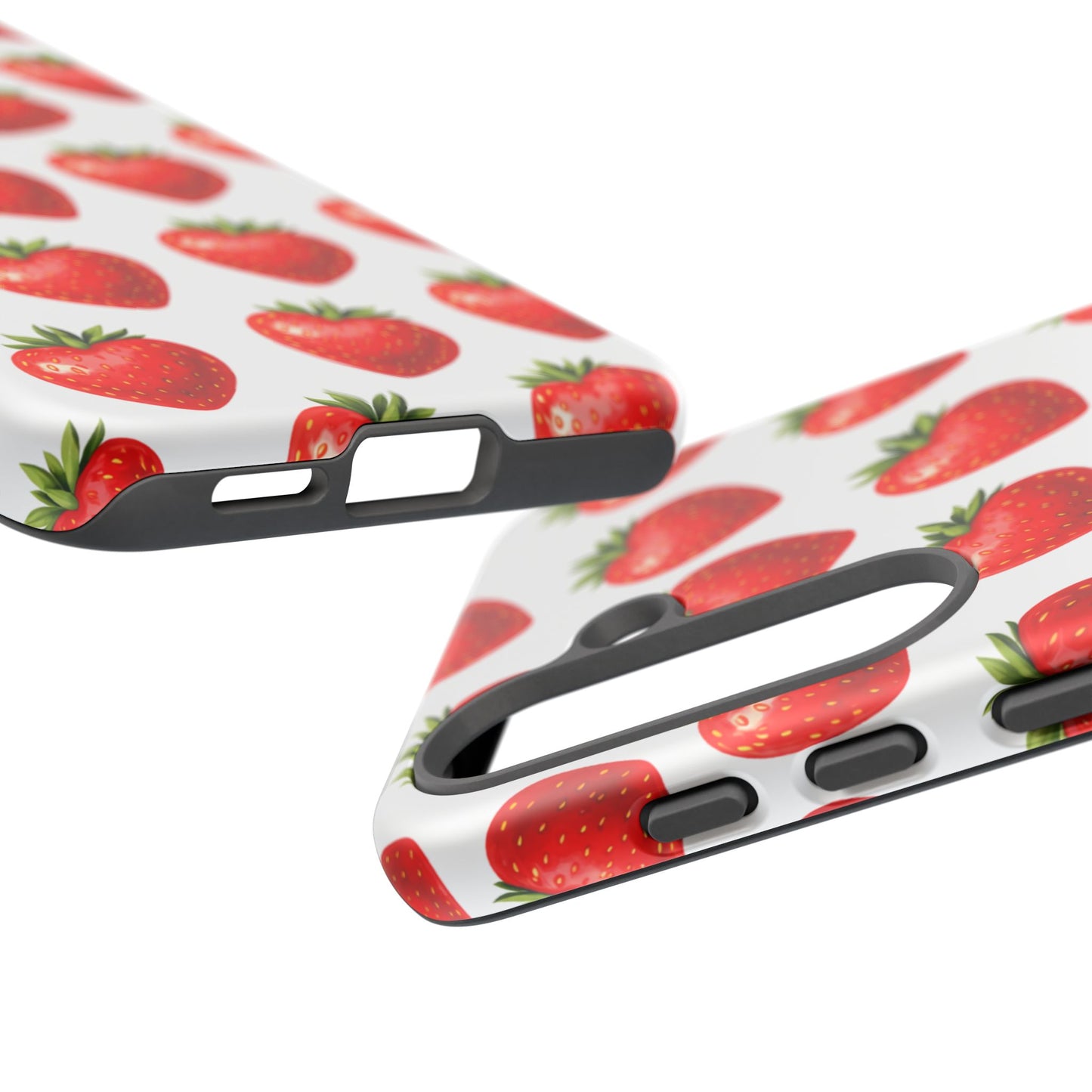 Cute Strawberry Phone Case – Aesthetic Fruit Pattern Protective Cover for Iphone, Samsung Galaxy and Pixel