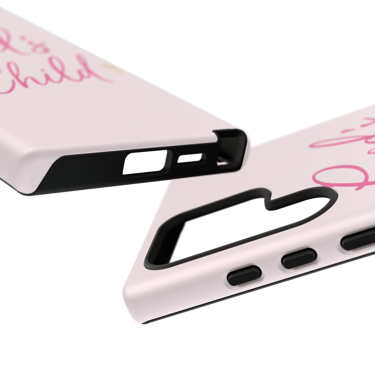 Gods Child Phone Case Christian Pink Aesthetic Tough iPhone Case