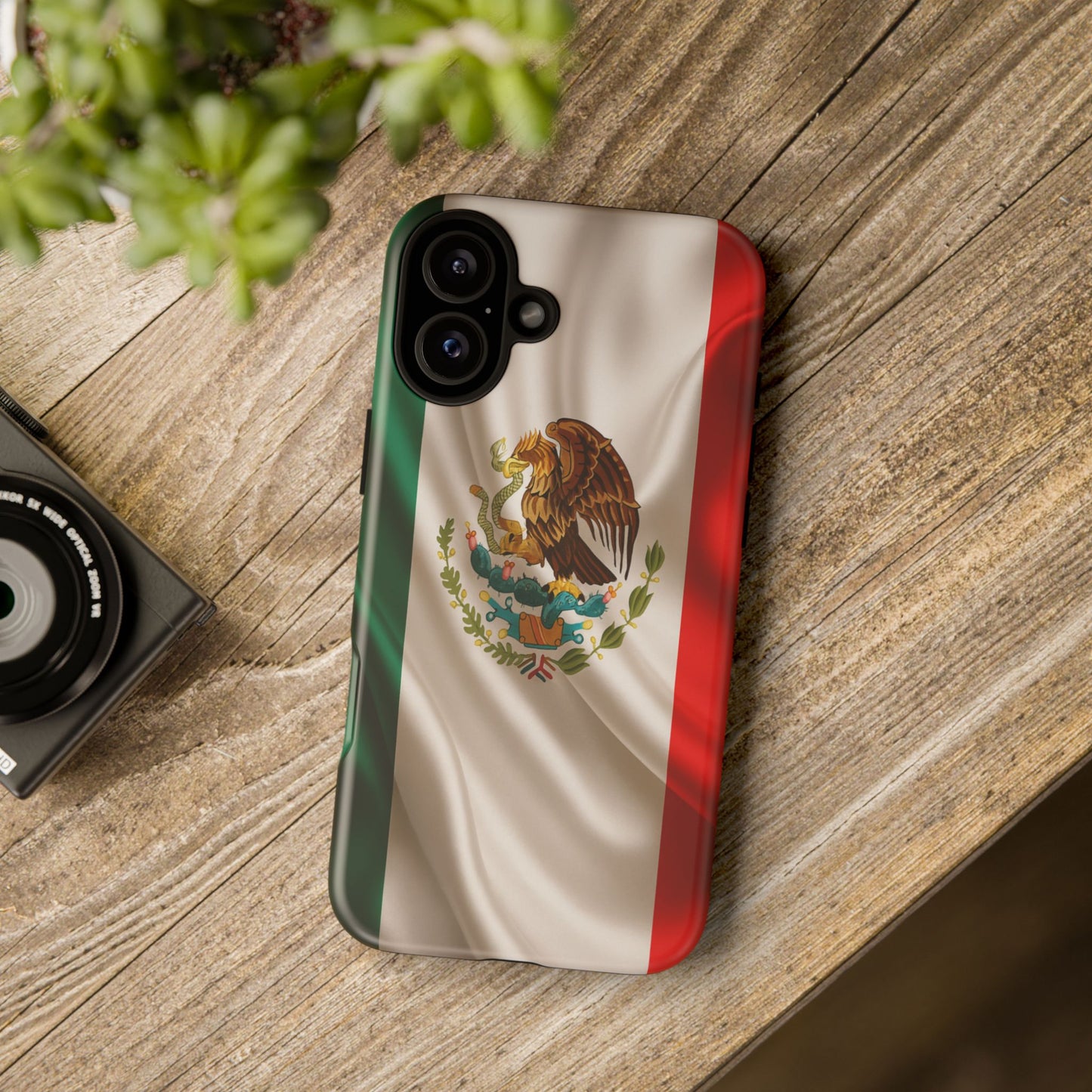 Mexico Flag Phone Case | Mexican Pride iPhone & Samsung Case | Tricolor Aesthetic Tough Protective Cover