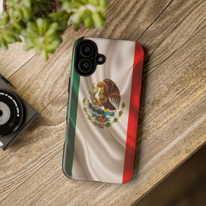 Mexico Flag Phone Case | Mexican Pride iPhone & Samsung Case | Tricolor Aesthetic Tough Protective Cover