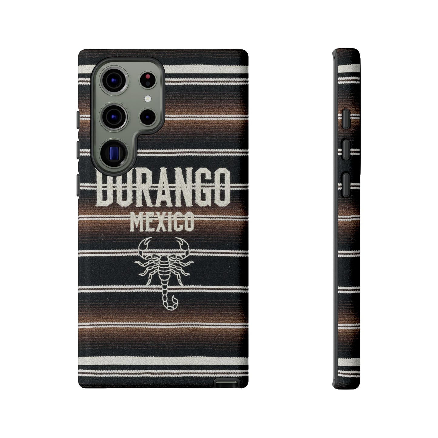 Durango Mexico Phone Case | Serape Scorpion Western Design | Mexican Heritage Tough Case for iPhone & Samsung