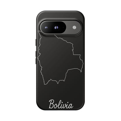 Bolivia Outline Phone Case – Minimal Country Map Tough Cover