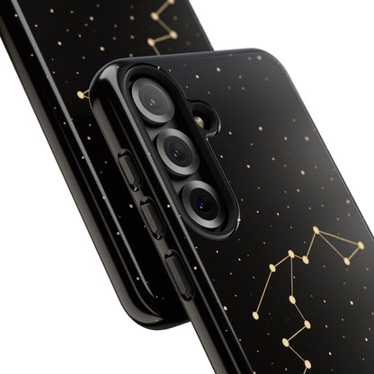 Aquarius Zodiac Constellation Phone Case – Luxe Gold Celestial Cover