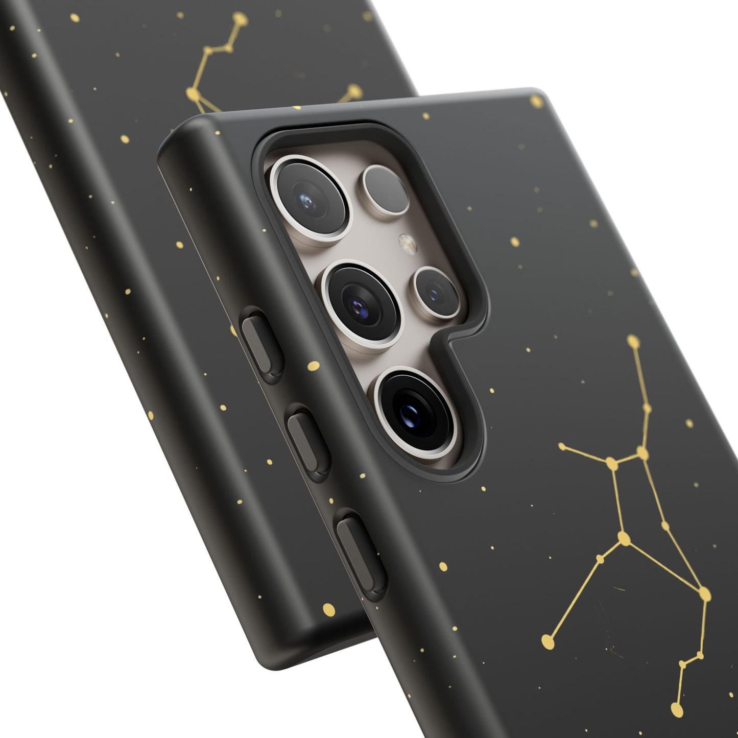 Virgo Zodiac Constellation Phone Case – Luxe Gold Celestial Cover
