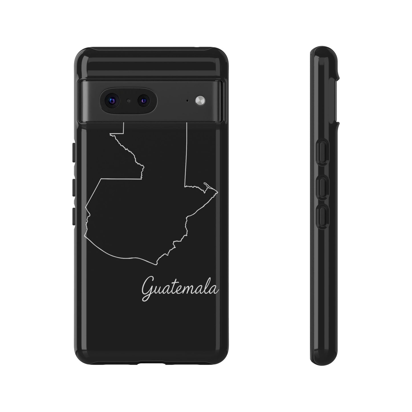 Guatemala Outline Phone Case – Minimal Country Map Tough Case (iPhone, Samsung, Pixel)