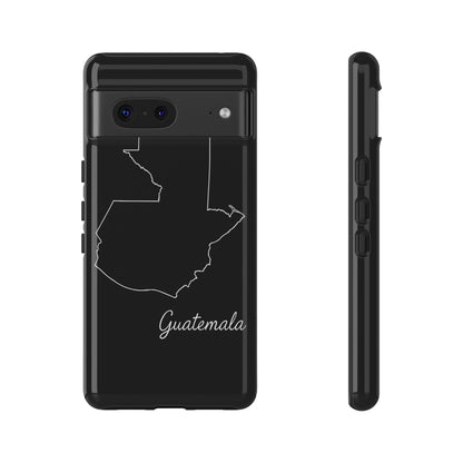 Guatemala Outline Phone Case – Minimal Country Map Tough Case (iPhone, Samsung, Pixel)