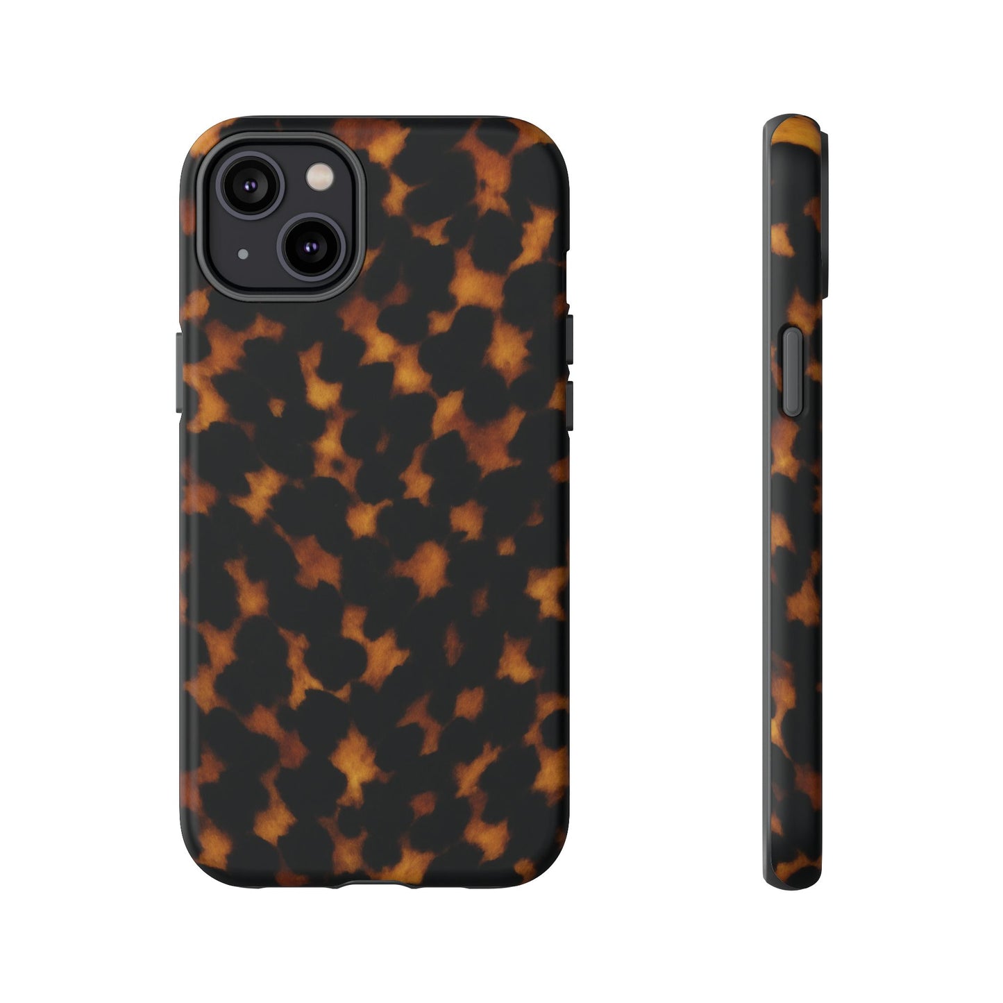 Tortoiseshell Phone Case – Brown Leopard Pattern Luxury Tough Protective Case