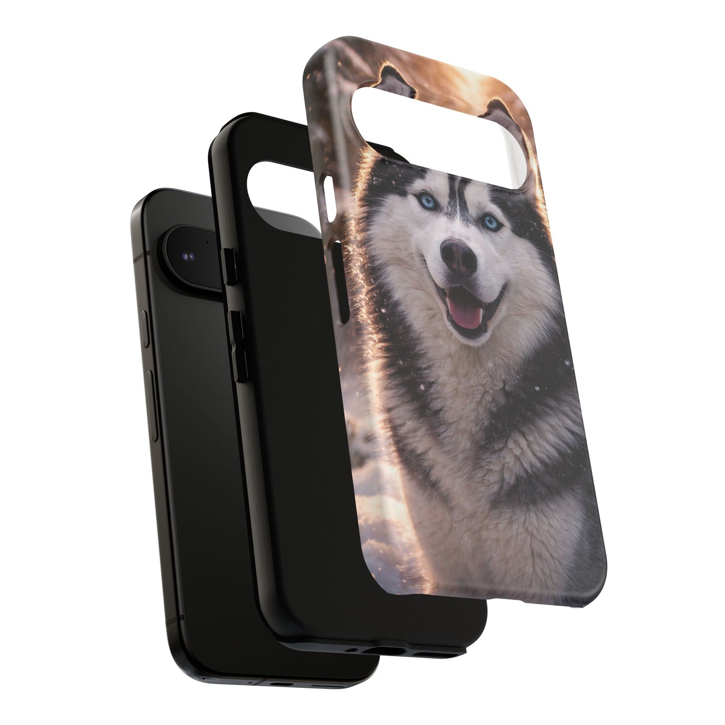 Siberian Husky Tough Phone Case | Blue Eyes Dog Cover Protective iPhone Case