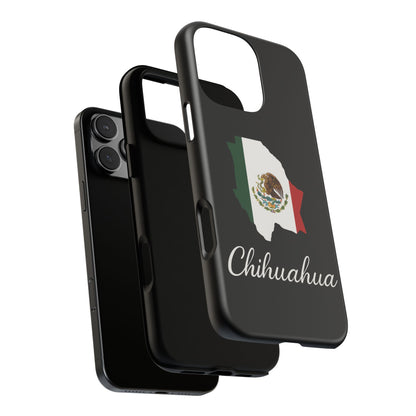 Chihuahua Mexico Flag Map Phone Case | Mexican American Pride Tough Case for iPhone & Samsung