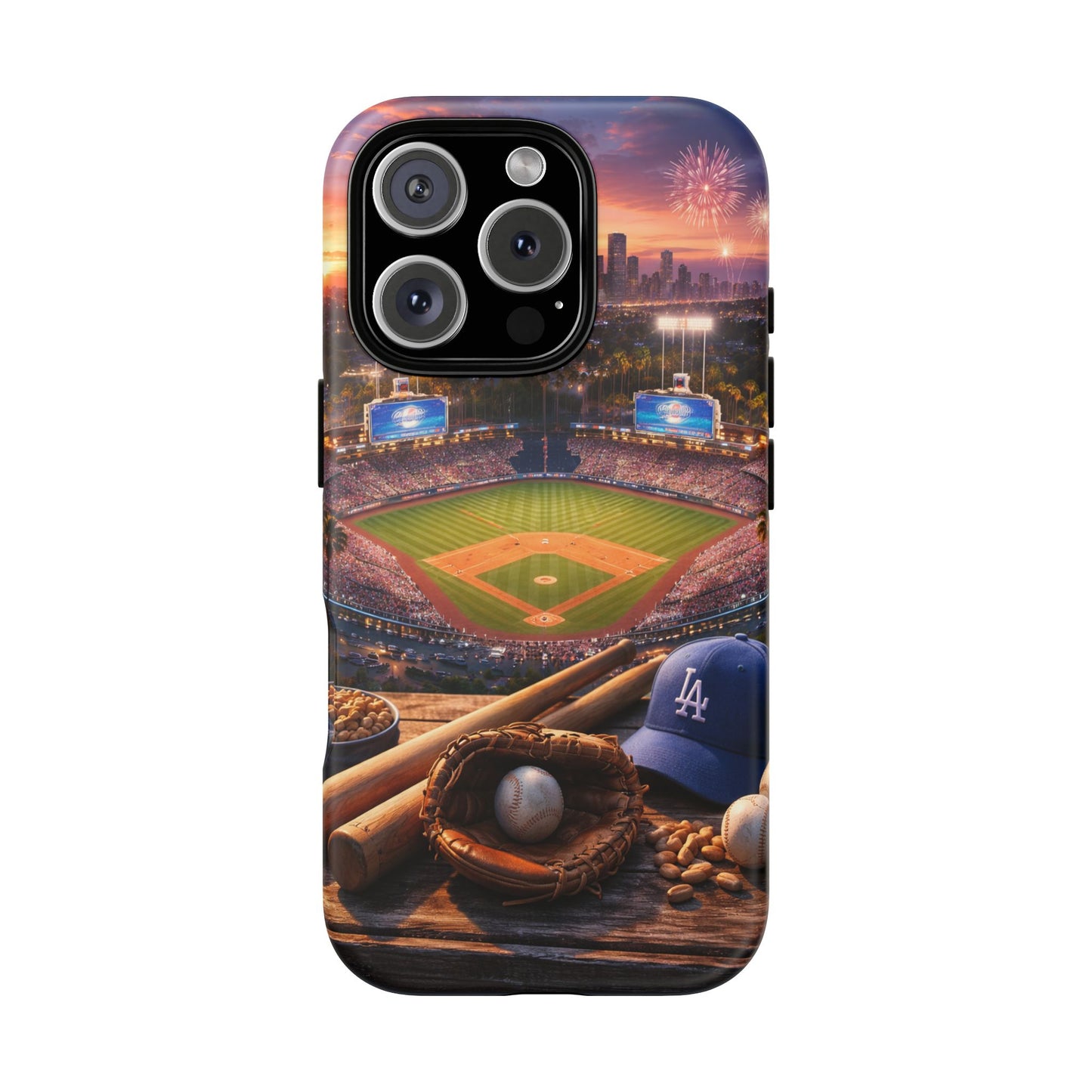Baseball Sunset Stadium Phone Case LA Game Day Sports Aesthetic Case