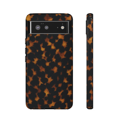 Tortoiseshell Phone Case – Brown Leopard Pattern Luxury Tough Protective Case
