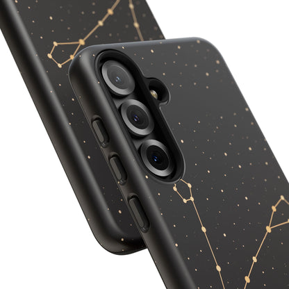 Pisces Zodiac Constellation Phone Case – Luxe Gold Celestial Cover