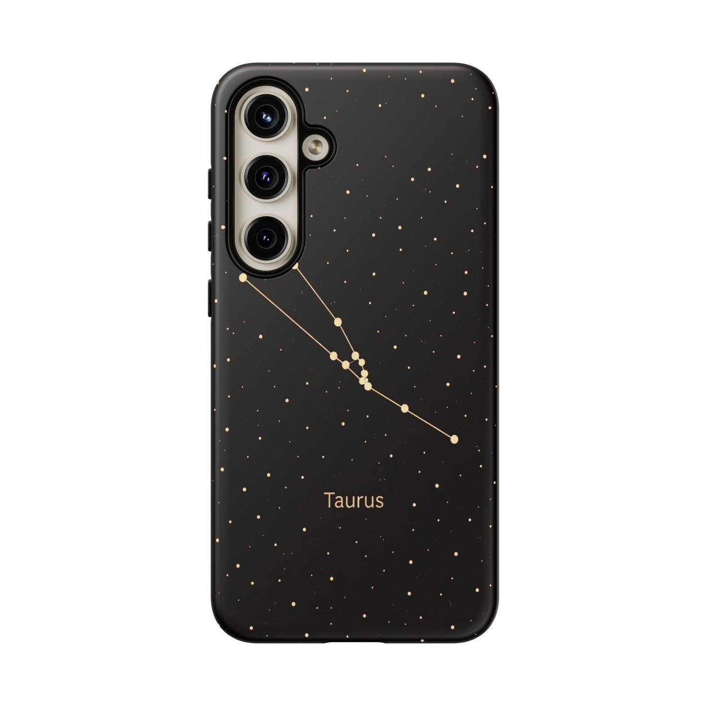 Taurus Zodiac Constellation Phone Case – Luxe Gold Celestial Cover