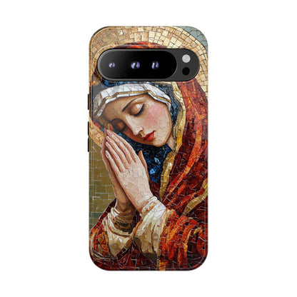 Virgin Mary Phone Case, Catholic Phone Case, Christian Aesthetic Case, Religious iPhone Case, Saint Art Case, Faith Gift