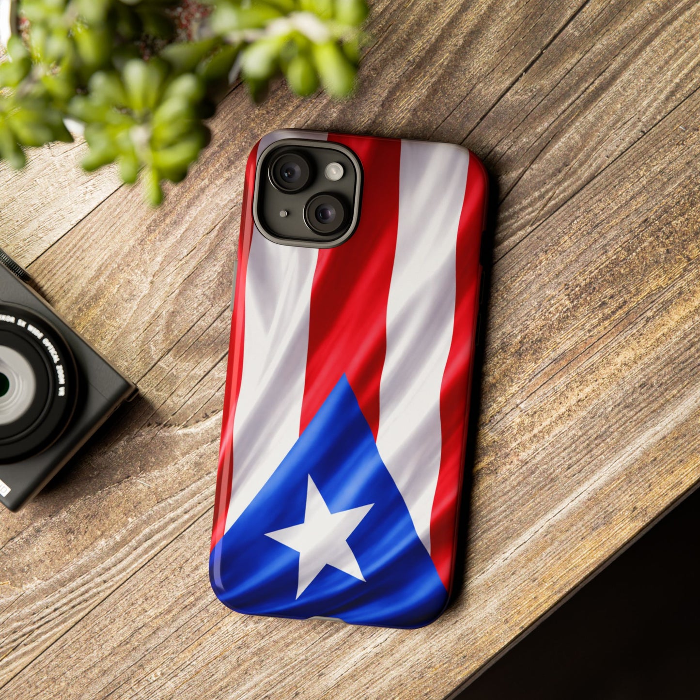 Puerto Rico Flag Phone Case | Boricua Pride Tough Case | Puerto Rican Flag Protective Cover for iPhone & Samsung