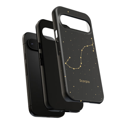 Scorpio Zodiac Constellation Phone Case – Luxe Gold Celestial Cover