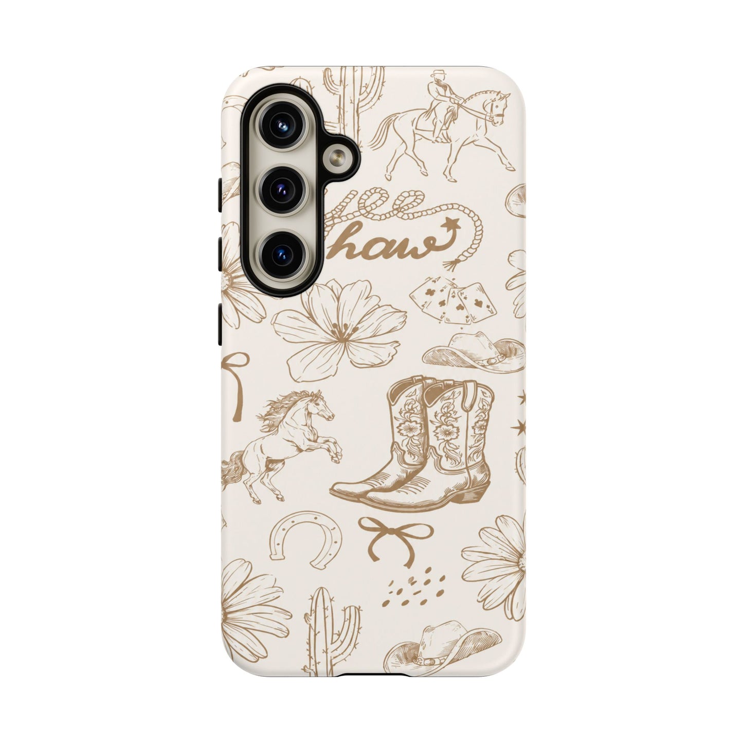 Western Cowgirl Phone Case for iPhone Samsung Galaxy Pixel Tough Case