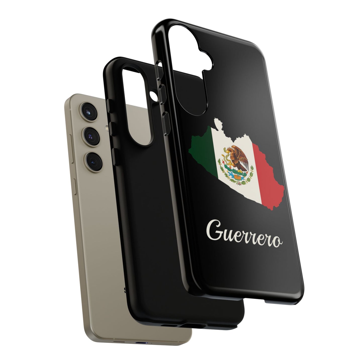 Guerrero Mexico Flag Map Phone Case | Mexican American Pride Tough Case for iPhone & Samsung