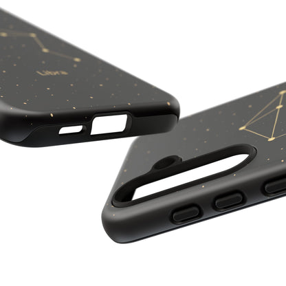 Libra Zodiac Constellation Phone Case – Luxe Gold Celestial Cover