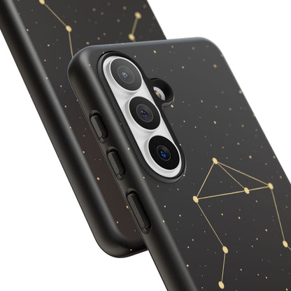 Libra Zodiac Constellation Phone Case – Luxe Gold Celestial Cover