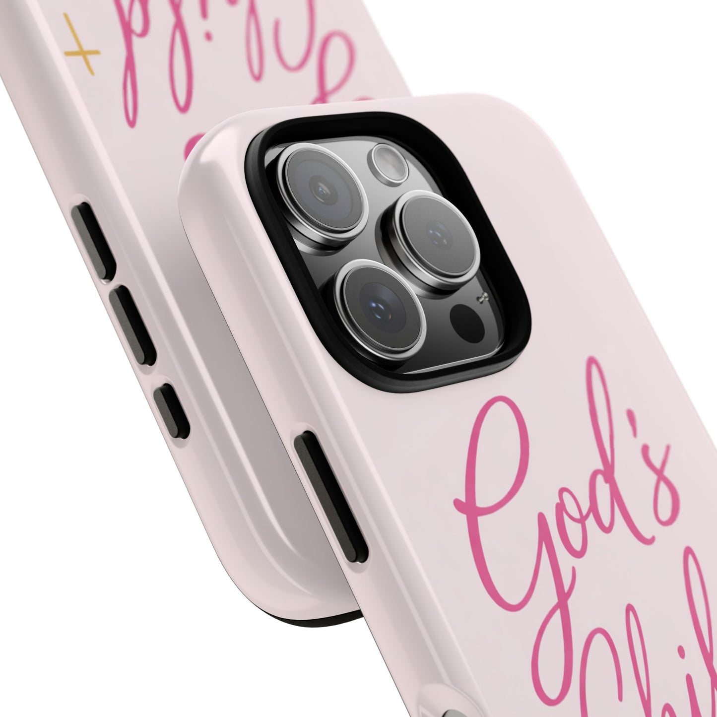 Gods Child Phone Case Christian Pink Aesthetic Tough iPhone Case