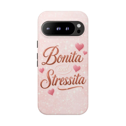 Bonita Stressita Phone Case Cute Latina Aesthetic Pink Coquette Case