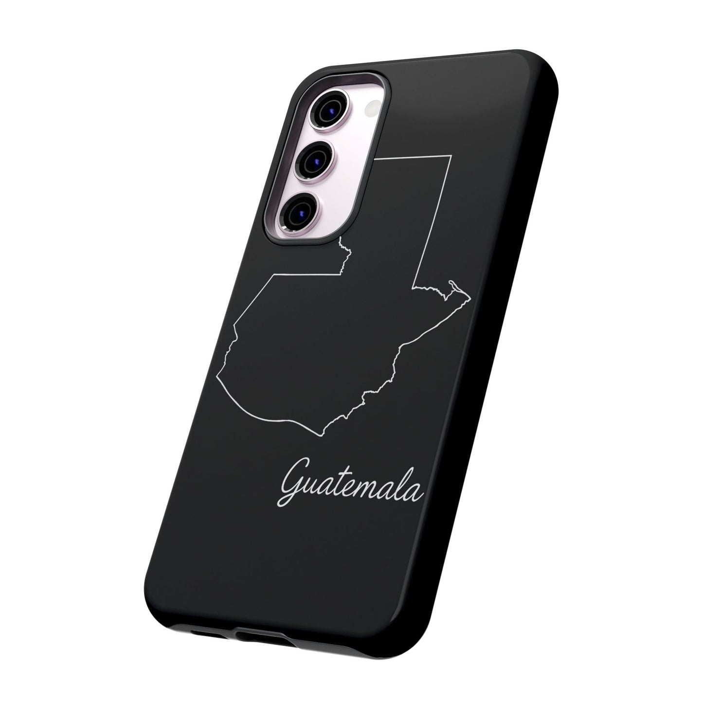 Guatemala Outline Phone Case – Minimal Country Map Tough Case (iPhone, Samsung, Pixel)