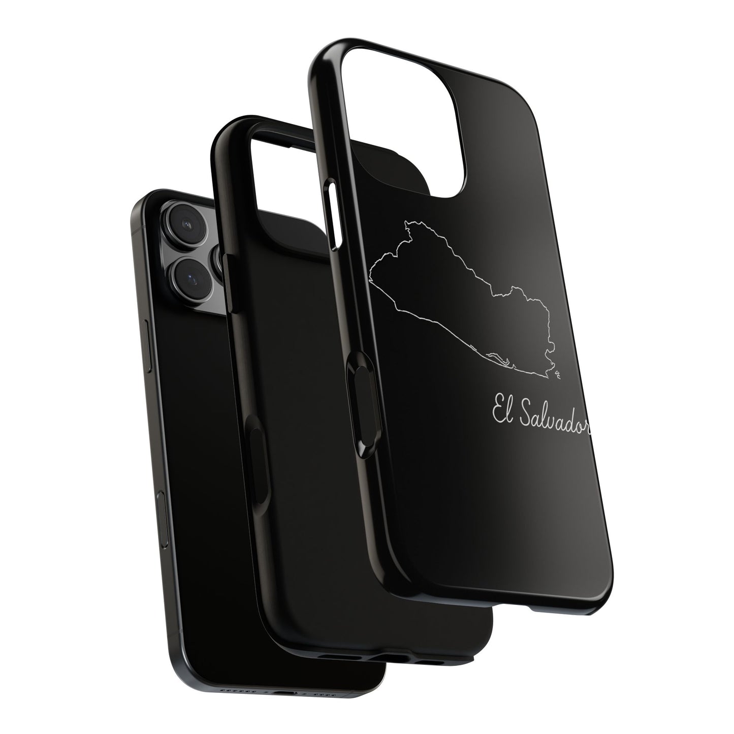 El Salvador Outline Phone Case – Minimal Country Map Tough Case (iPhone, Samsung, Pixel)