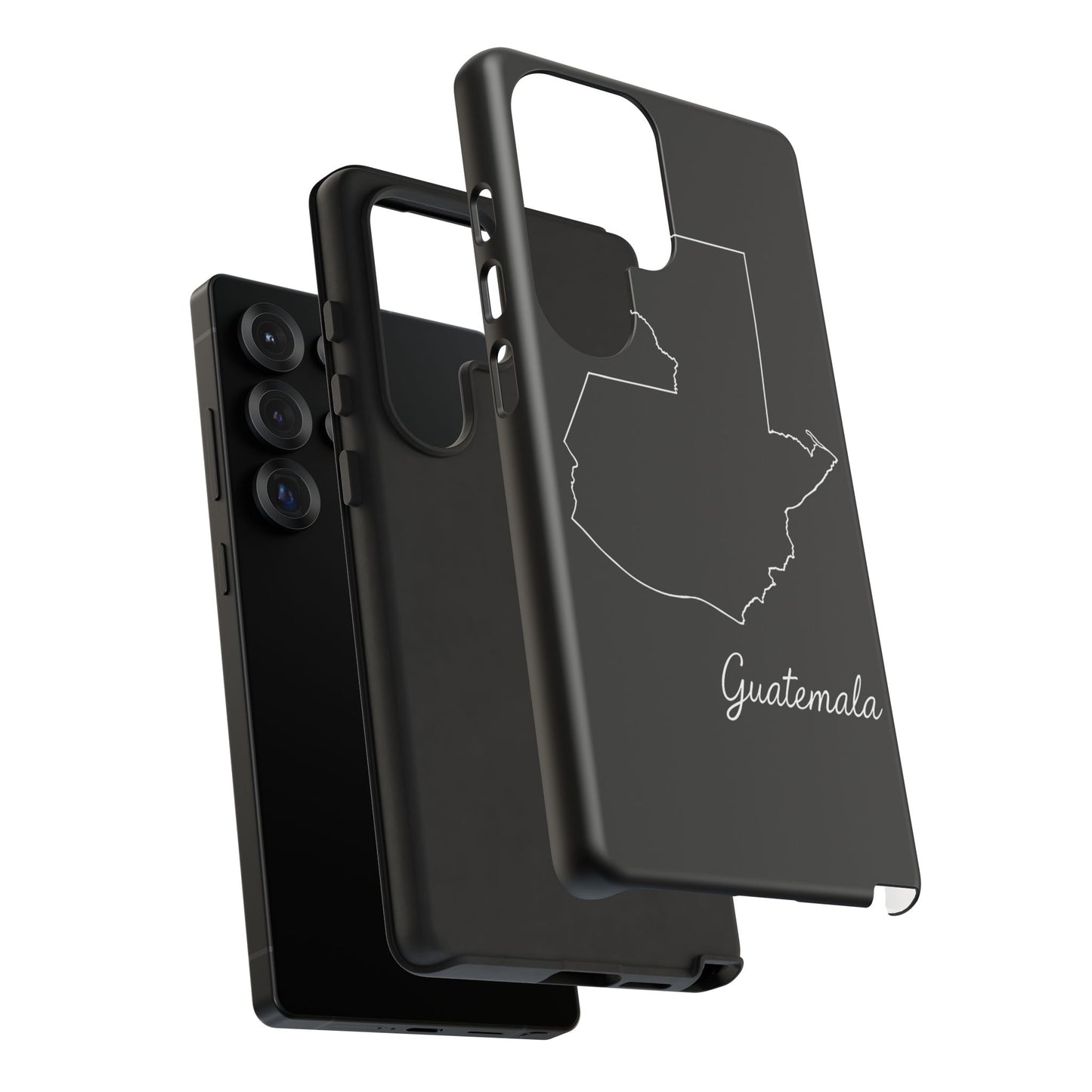 Guatemala Outline Phone Case – Minimal Country Map Tough Case (iPhone, Samsung, Pixel)