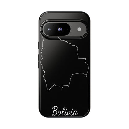 Bolivia Outline Phone Case – Minimal Country Map Tough Cover