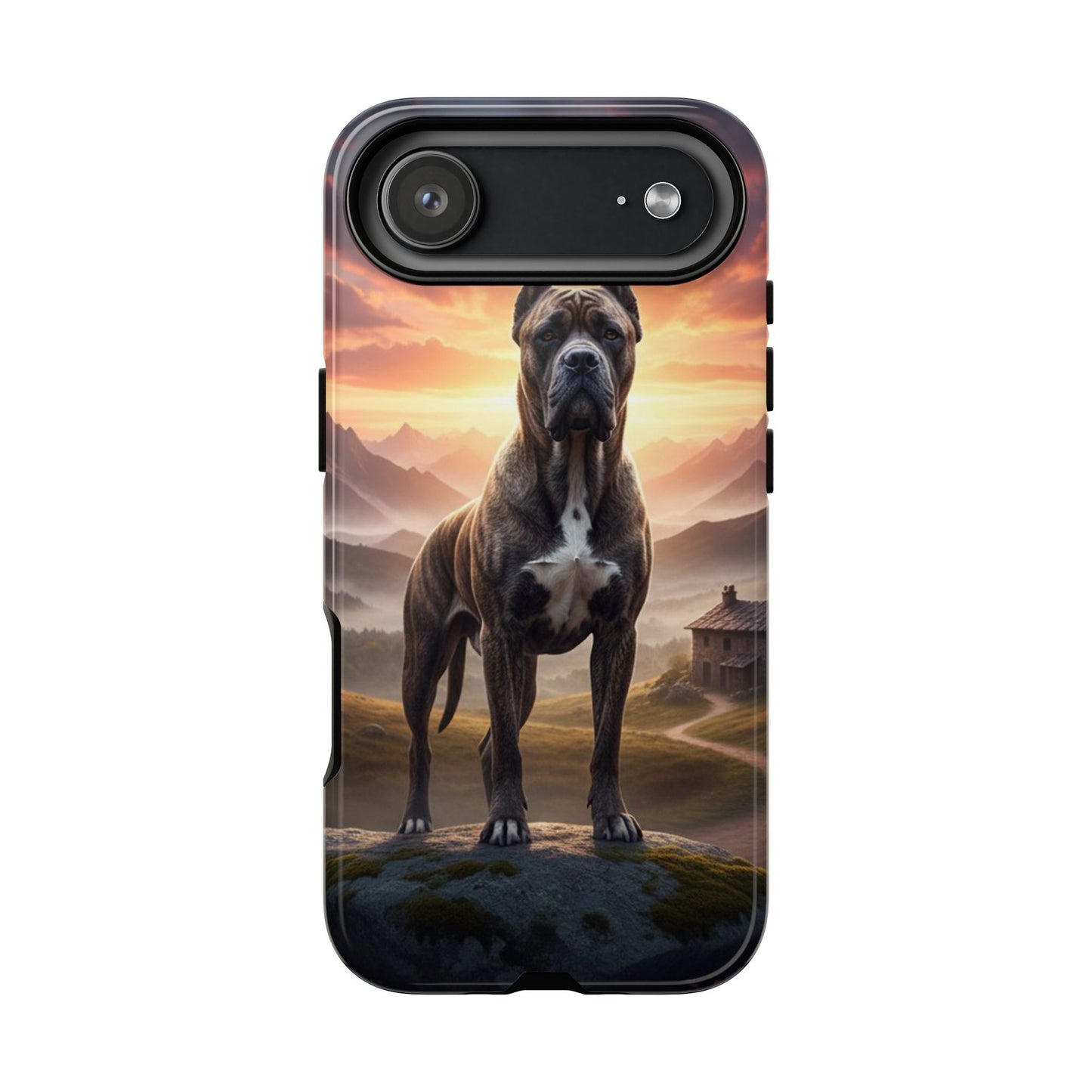 Cane Corso Phone Case – Guard Dog Sunset Tough Case (iPhone, Samsung, Pixel) | Dog Lover Gift