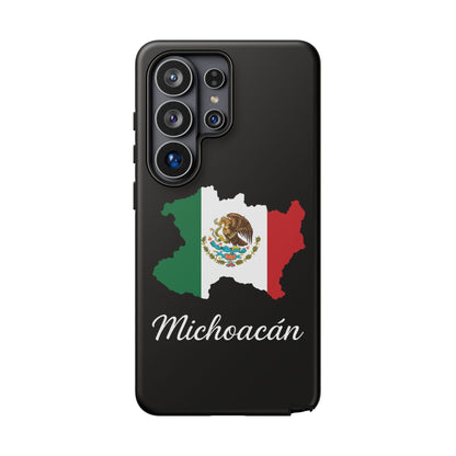 Michoacán Mexico Flag Map Phone Case | Mexican American Pride Tough Case for iPhone & Samsung
