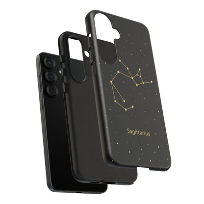 Sagittarius Zodiac Constellation Phone Case – Luxe Gold Celestial Cover