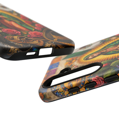 Virgen de Guadalupe Phone Case Mexican Floral iPhone Samsung Pixel Case