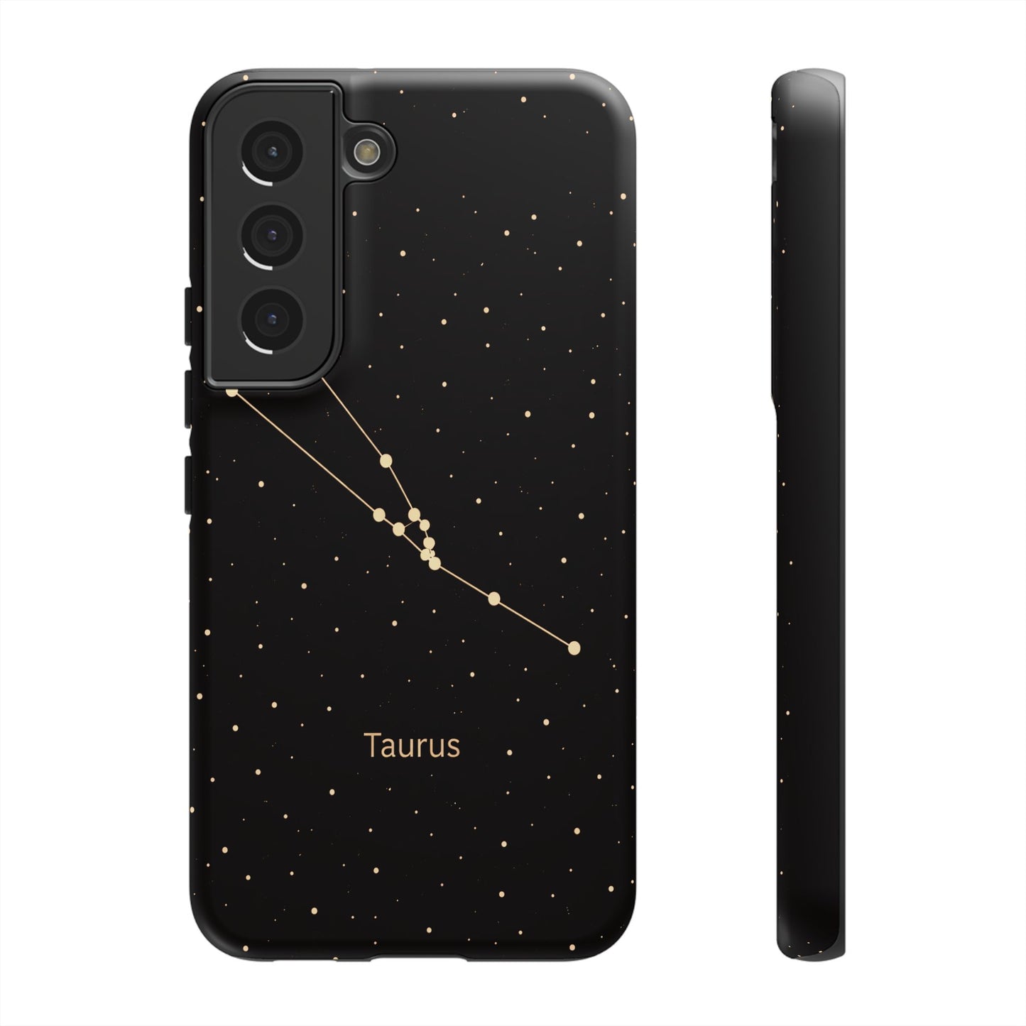 Taurus Zodiac Constellation Phone Case – Luxe Gold Celestial Cover