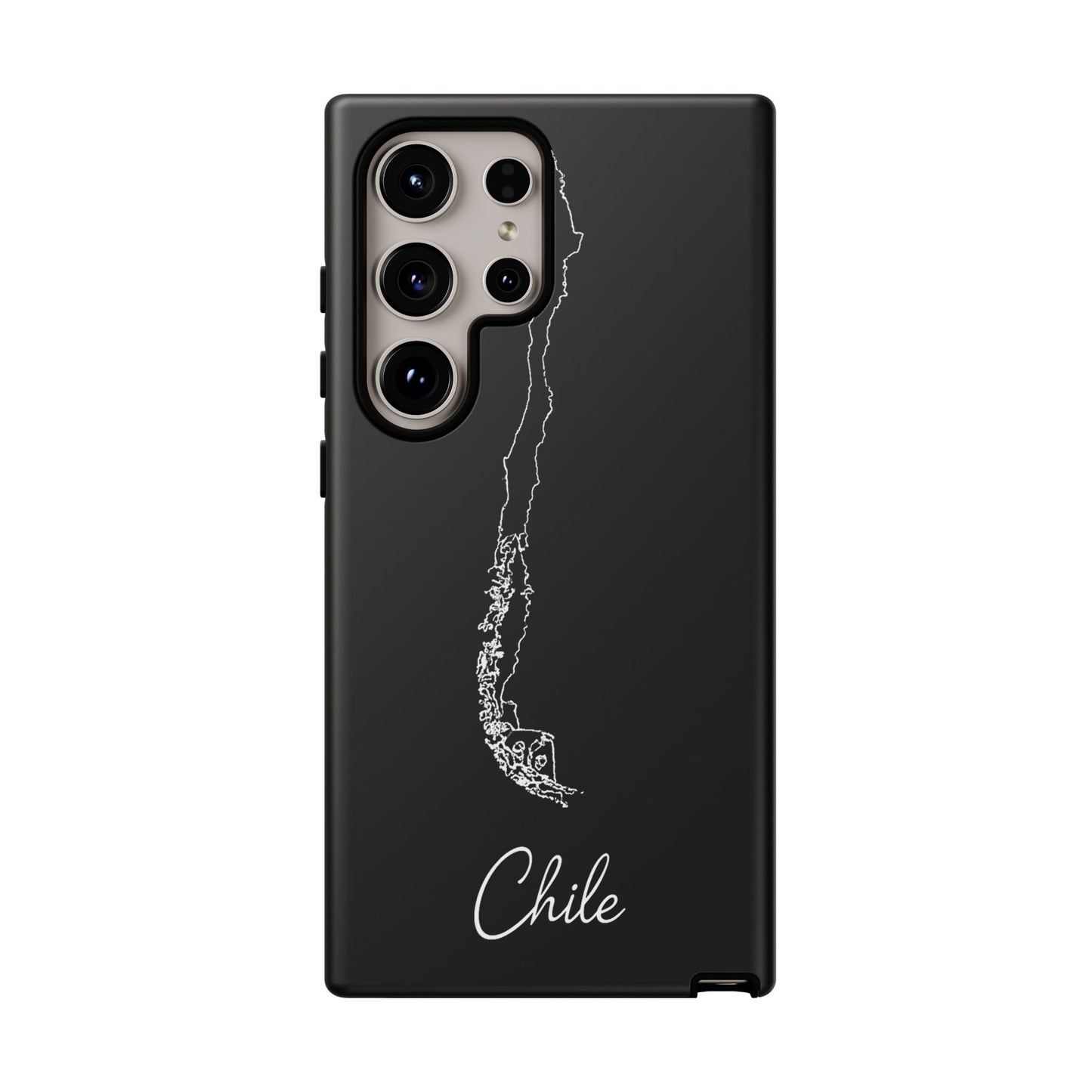 Chile Outline Phone Case – Minimal Country Map Tough Case (iPhone, Samsung, Pixel)