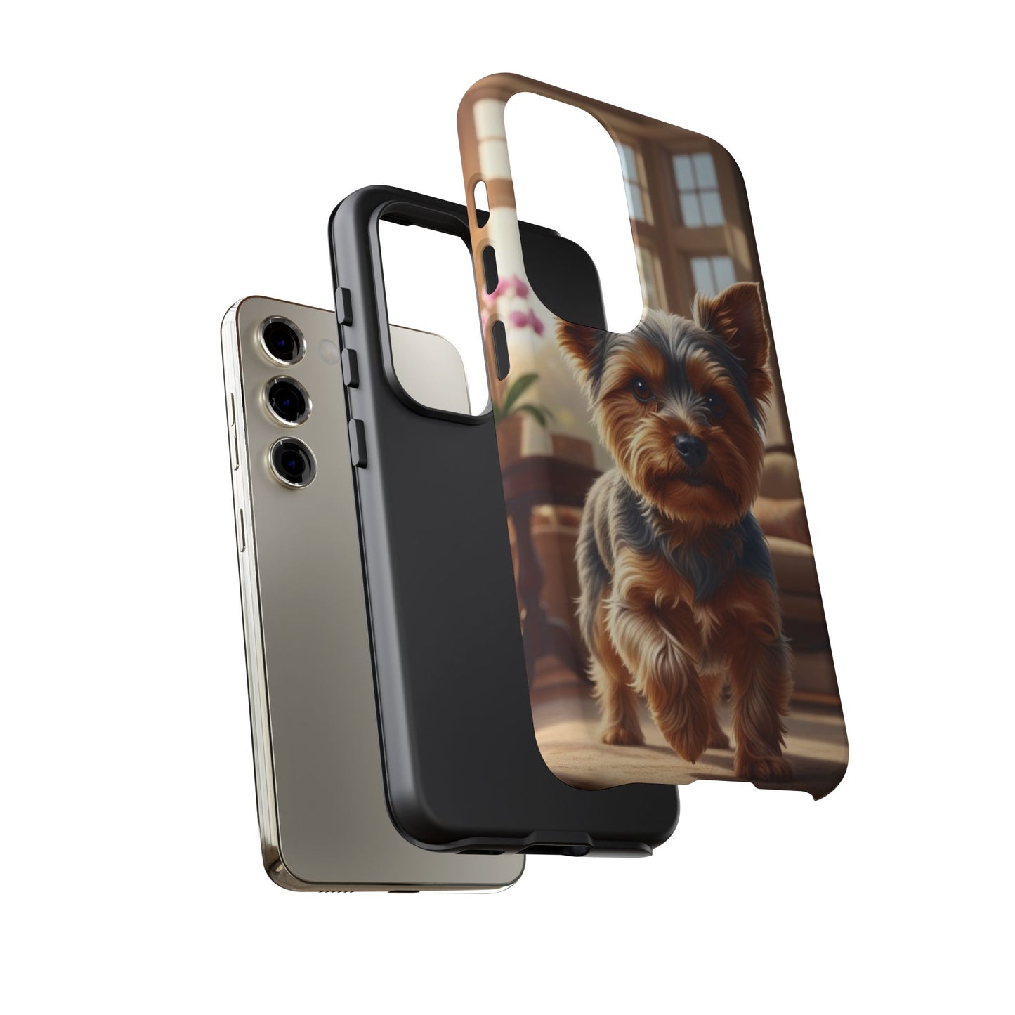 Yorkshire Terrier Phone Case – Cute Yorkie Puppy Tough Case (iPhone, Samsung, Pixel)
