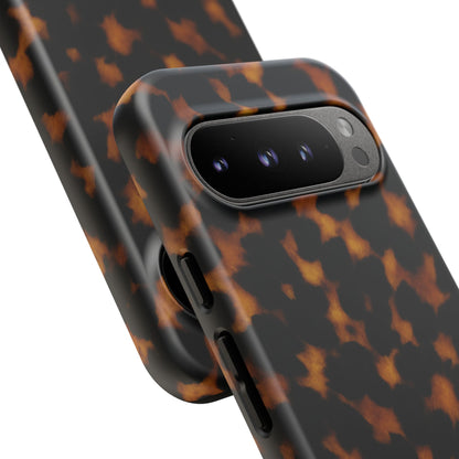 Tortoiseshell Phone Case – Brown Leopard Pattern Luxury Tough Protective Case