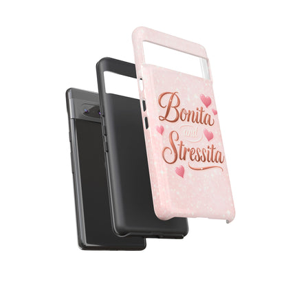 Bonita Stressita Phone Case Cute Latina Aesthetic Pink Coquette Case