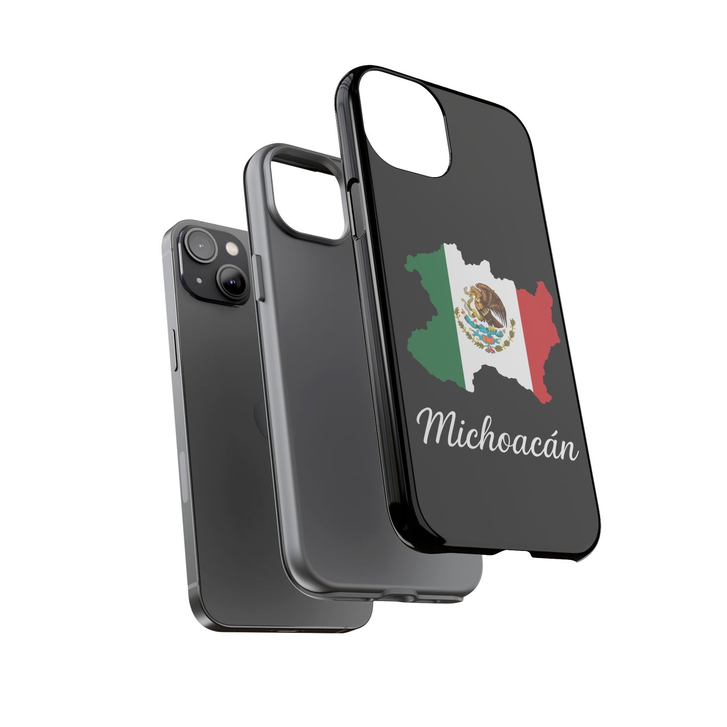 Michoacán Mexico Flag Map Phone Case | Mexican American Pride Tough Case for iPhone & Samsung