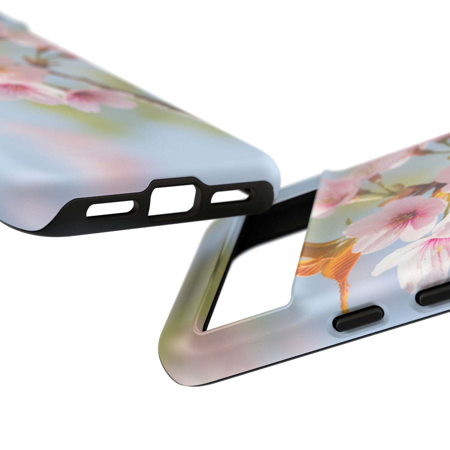 Cherry Blossom Phone Case – Pink Floral Tough Case (iPhone, Samsung Galaxy, Pixel)