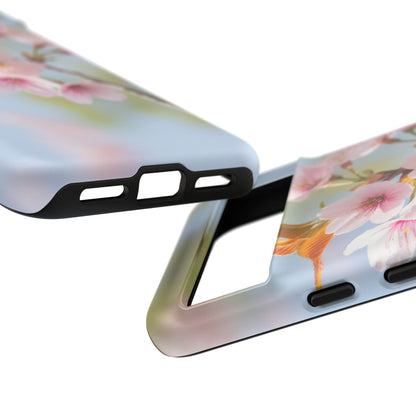 Cherry Blossom Phone Case – Pink Floral Tough Case (iPhone, Samsung Galaxy, Pixel)