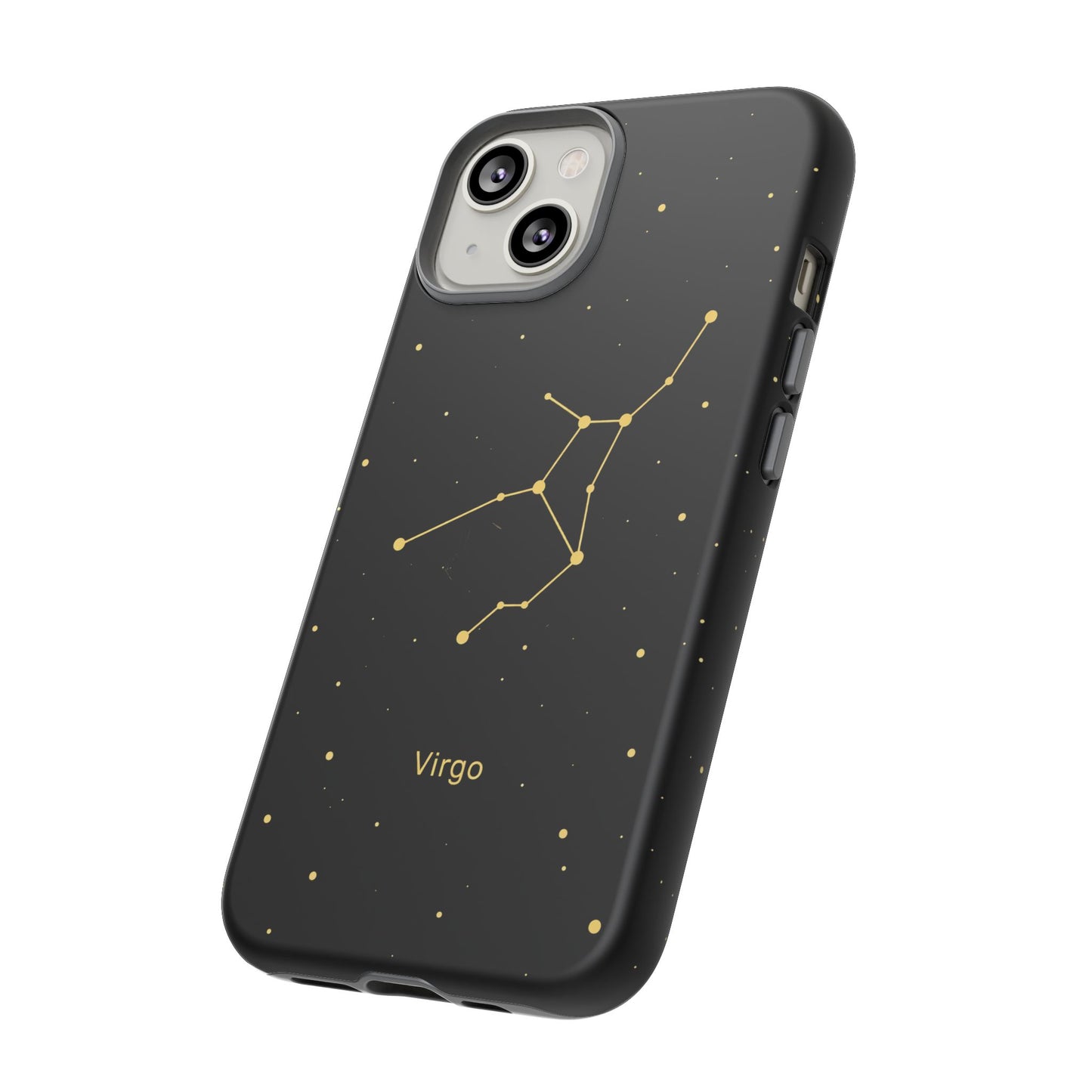 Virgo Zodiac Constellation Phone Case – Luxe Gold Celestial Cover
