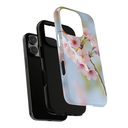 Cherry Blossom Phone Case – Pink Floral Tough Case (iPhone, Samsung Galaxy, Pixel)