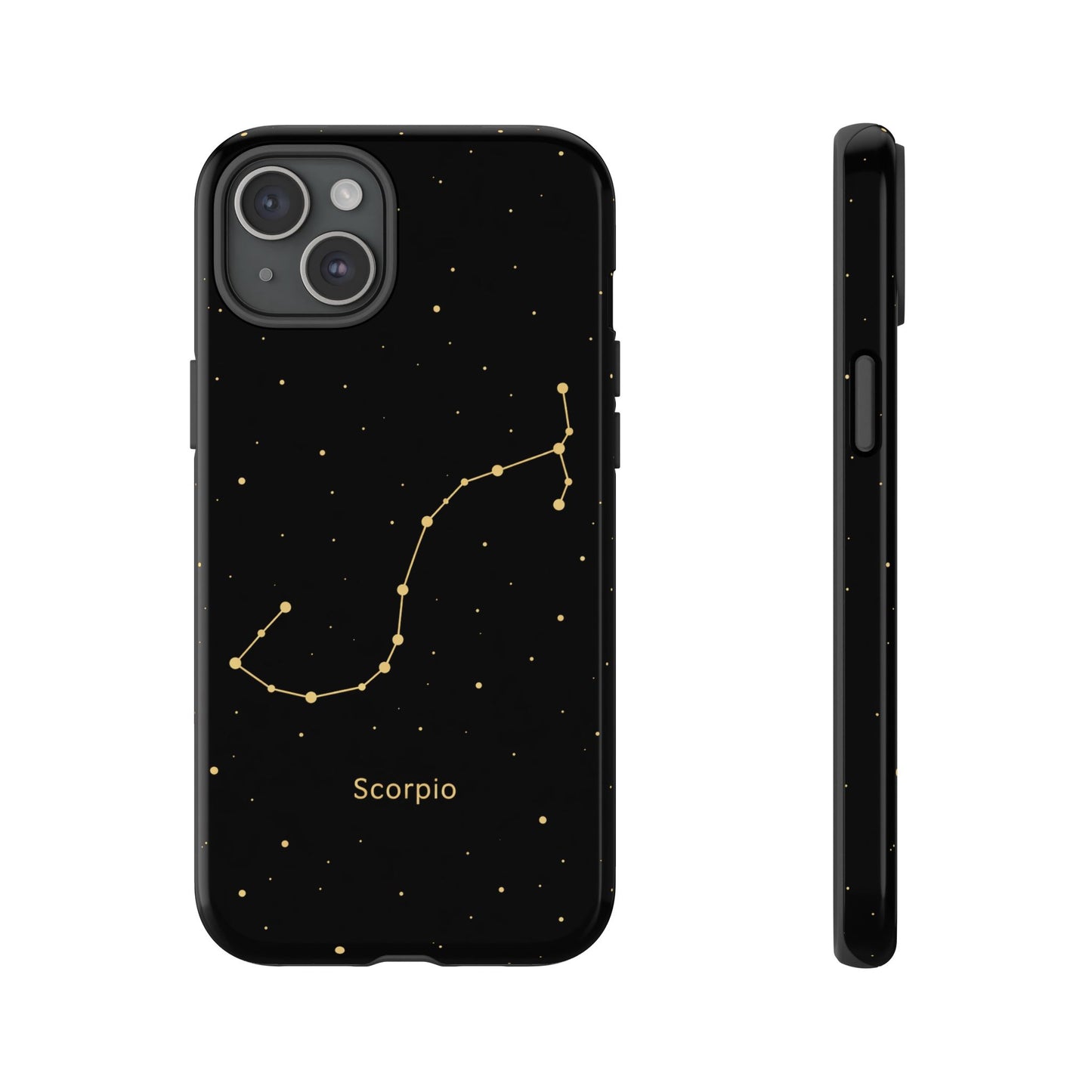 Scorpio Zodiac Constellation Phone Case – Luxe Gold Celestial Cover