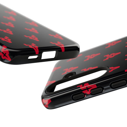 Mazatlán Bull Phone Case – Black Red Streetwear Tough Shockproof Cover